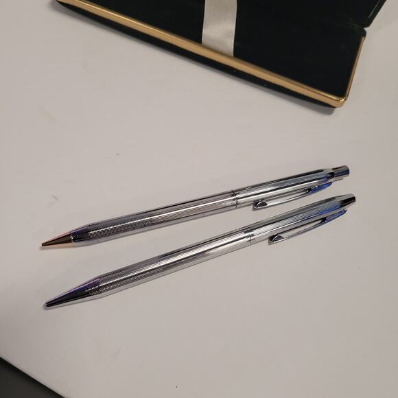 Vintage Centennial Mechanical Pencil / Pencil Set Silver Tone w/Box - Picture 4 of 4